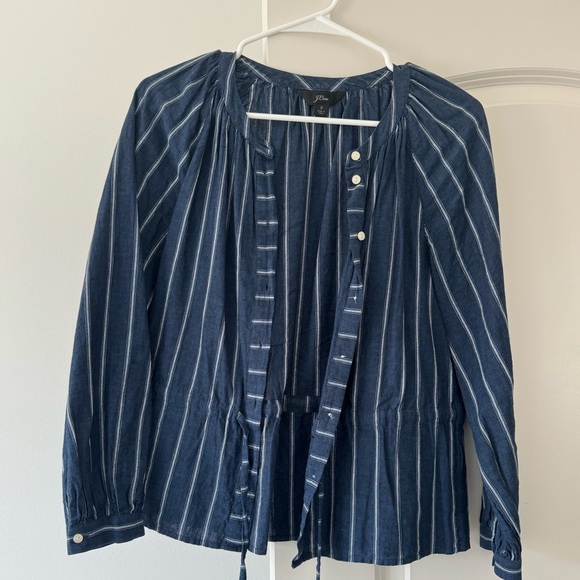 Jcrew Blue Women’s Top - Picture 1 of 5